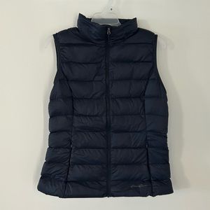 Eddie Bauer lightweight packable down vest, size M